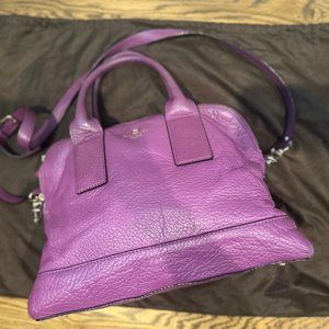 Purple Kate Spade Bowling Bag